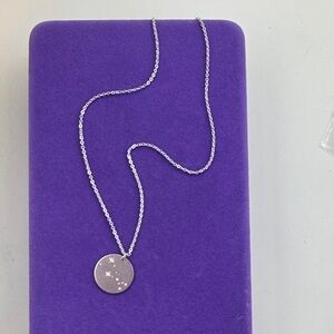 💛 Sterling Silver Constellation Disc Necklace | Minimalist Layering Jewelry